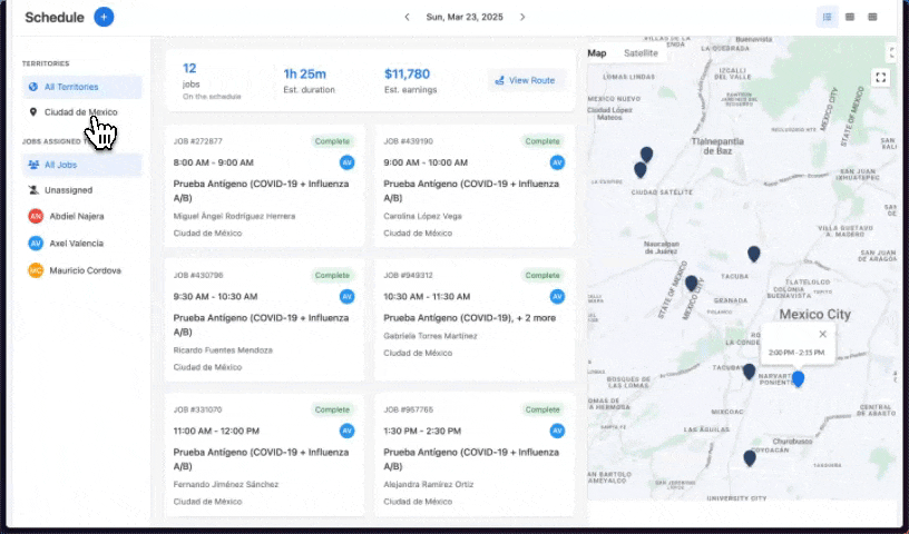 Centralización automática